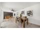 Modern dining area featuring a wooden table and stylish decor at 1061 Lundy Ct, Winter Park, FL 32792