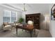 Bright home office features built-in bookcase and hardwood floors at 1918 Arden Oaks Dr, Ocoee, FL 34761