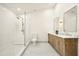 Elegant bathroom with glass shower and modern vanity at 2337 Worthington Rd, Maitland, FL 32751