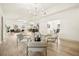 Open-concept living area with modern furnishings, skylights, and an inviting atmosphere at 2337 Worthington Rd, Maitland, FL 32751