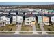 Aerial view of a modern home community at 2763 Oxymoron Way, Kissimmee, FL 34746