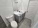 Modern bathroom featuring vanity with quartz countertop and sleek fixtures at 0 Robinson Dr, Haines City, FL 33844