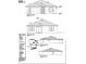 Architectural blueprint showcasing front, rear, right, and left home elevations at 0 Robinson Dr, Haines City, FL 33844