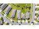 Aerial view of houses in a residential neighborhood at 3570 Southern Cross Loop, Kissimmee, FL 34744