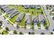 Aerial view of houses in a residential neighborhood at 3570 Southern Cross Loop, Kissimmee, FL 34744