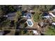House with pool and backyard, aerial view at 4213 Seybold Ave, Orlando, FL 32808