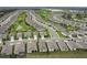 Expansive aerial view of a residential community with neatly planned streets and well-maintained lawns at 7836 June Ln, Wildwood, FL 34785