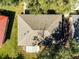 Aerial view of the house and surrounding area at 825 Kottle S Cir, Daytona Beach, FL 32114