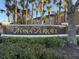 Wona Terrace community entrance sign with landscaping and palm trees at 10951 Savannah Landing Cir, Orlando, FL 32832