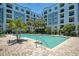 Community pool with plenty of surrounding space for relaxing at 304 E South St # 5029, Orlando, FL 32801