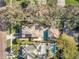 Aerial view of houses with pools and lush landscaping at 450 Cherokee Dr, Orlando, FL 32801