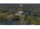 Aerial view of house location near a lake and park at 450 Cherokee Dr, Orlando, FL 32801