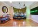 Bright dining area with built-in banquette seating and a round table at 450 Cherokee Dr, Orlando, FL 32801