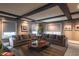 Living Room with hardwood floors, coffered ceiling, and comfortable seating at 450 Cherokee Dr, Orlando, FL 32801