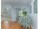 Open dining area with laminate floors overlooking the patio area at 731 Red Coach Ave, Deltona, FL 32725