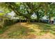 Back yard features a lot of foliage and shade trees at 1235 19Th St, Orlando, FL 32805