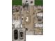 Detailed floor plan featuring four bedrooms, a large kitchen, and a two-car garage at 14962 Sw 39Th Cir, Ocala, FL 34473