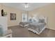 Twin bedroom with two beds and a ceiling fan at 256 Yellow Snapdragon Dr, Davenport, FL 33837