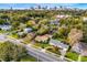 Aerial view of a house and neighborhood with city skyline in the background at 811 Briercliff Dr, Orlando, FL 32806
