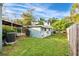Backyard with covered carport and painted workshop at 811 Briercliff Dr, Orlando, FL 32806