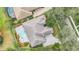 Bird's eye view of a house with pool and driveway at 1610 Conway Isle Cir, Belle Isle, FL 32809