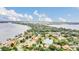 Aerial view of the property showcasing its location and neighborhood at 1610 Conway Isle Cir, Belle Isle, FL 32809