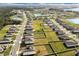 Aerial view of houses and community at 4360 Sunset Preserve Blvd, Orlando, FL 32820