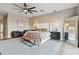 Bright and airy bedroom with a king-size bed and stylish furnishings at 6025 Lady Bet Dr, Orlando, FL 32819