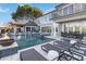 Stunning pool and spa with fire pit and patio at 6025 Lady Bet Dr, Orlando, FL 32819