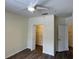 Bright bedroom with large closet and hardwood floors at 860 N Orange Ave # 118, Orlando, FL 32801