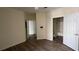 Spacious bedroom with ceiling fan and en-suite bathroom at 860 N Orange Ave # 118, Orlando, FL 32801