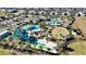 Aerial view of community pool and water park at 8900 Takeaway Way, Davenport, FL 33896