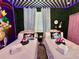 Alice in Wonderland themed bedroom with twin beds and whimsical decor at 8900 Takeaway Way, Davenport, FL 33896