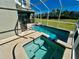 Enclosed pool and spa area at 8900 Takeaway Way, Davenport, FL 33896