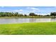 Serene lake view with lush green grass and trees at 1021 Siena Park E Blvd # 103, Kissimmee, FL 34747