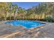 Refreshing community pool with surrounding lounge chairs at 1021 Siena Park E Blvd # 103, Kissimmee, FL 34747