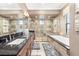 Luxurious bathroom with double vanity, soaking tub and a separate shower at 1261 Radiant St, Reunion, FL 34747
