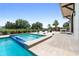 Relaxing spa adjacent to a large, inviting pool at 1261 Radiant St, Reunion, FL 34747