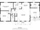 Floor plan with labeled rooms, dimensions, and total square footage at 1456 N Page Dr, Deltona, FL 32725