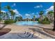 Large resort-style pool with surrounding patio at 2821 Almaton Loop # 101, Kissimmee, FL 34747