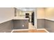Eat-in kitchen area with black appliances and tile floor at 4008 Crossroads Pl, Casselberry, FL 32707