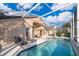 Relaxing screened pool and patio at 510 Canary Island Cir, Davenport, FL 33837