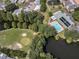 Community pool, lake, clubhouse and golf course at 843 Challenger Ave, Davenport, FL 33897