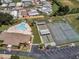 Community pool, tennis and shuffleboard courts at 843 Challenger Ave, Davenport, FL 33897