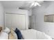 Bedroom with large closet and a queen bed at 843 Challenger Ave, Davenport, FL 33897