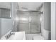 Clean bathroom with shower/tub combo and white vanity at 1103 Errol Place Cir, Apopka, FL 32712