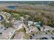 Aerial view showcasing the property's location within a community at 121 Hidden Arbor Ct, Sanford, FL 32773