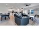 Open floor plan with modern kitchen and comfortable living space at 2910 Black Birch Dr, Ocoee, FL 34761