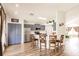 Charming kitchen and dining area featuring modern appliances, stylish bar stools, and plenty of natural light at 3022 Bransbury Ct, Kissimmee, FL 34747