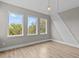 Bright bedroom with three windows and hardwood floors at 8348 Lindahl Aly, Orlando, FL 32827